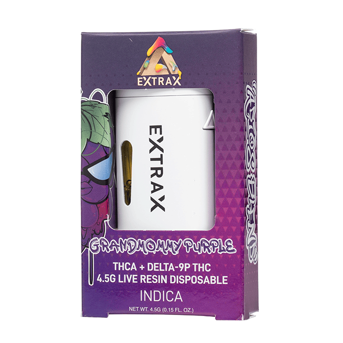 Grandmommy Purple - Delta Extrax Adios MF Disposable 4.5G - Delta Extrax