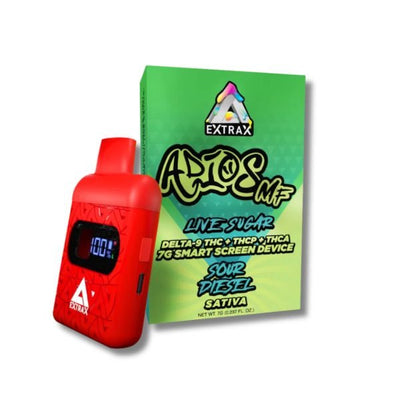 Sour Diesel - Delta Extrax Adios MF Disposable 7G - Delta Extrax