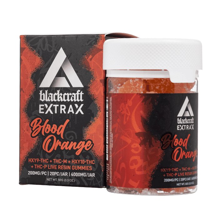 Blood Orange - Delta Extrax Blackcraft Gummies 4000MG - Delta Extrax