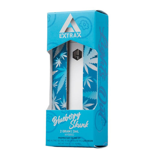 Blueberry Skunk - Delta Extrax Lights Out Live Resin Disposable 2G - Delta Extrax