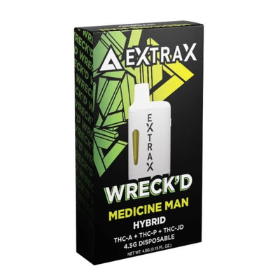 Medicine Man - Delta Extrax Wreck'd Disposable 4.5G - Delta Extrax