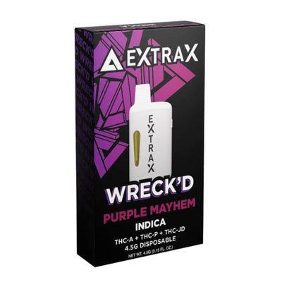 Purple Mayhem - Delta Extrax Wreck'd Disposable 4.5G - Delta Extrax