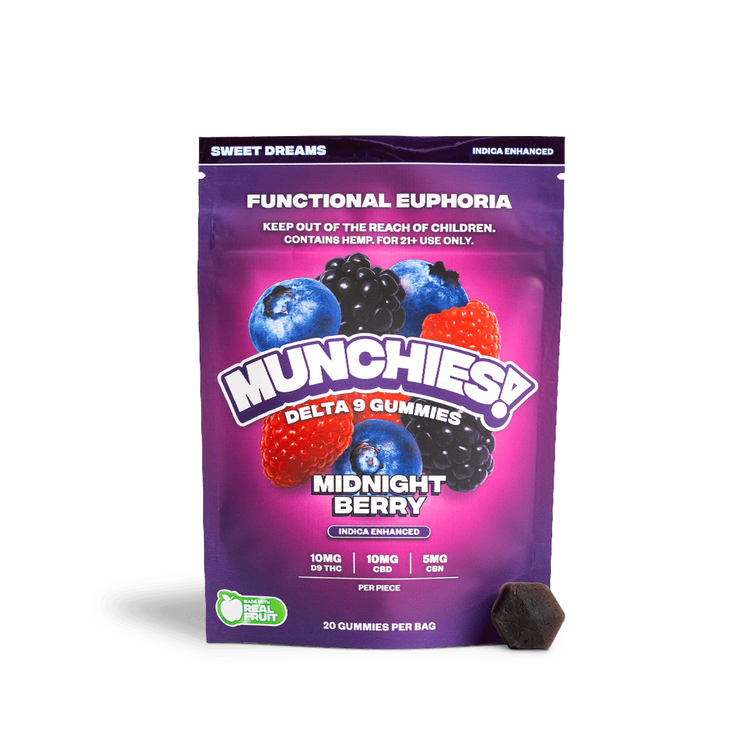 Midnight Berry - Delta Munchies Euphoria Delta 9 Gummies