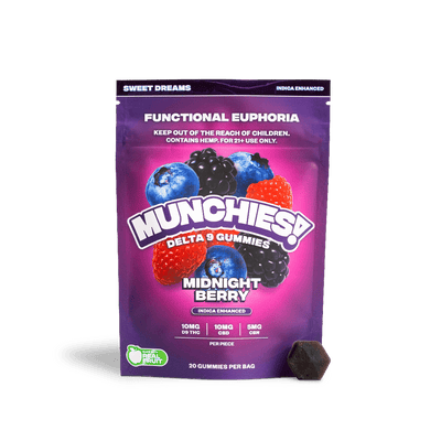 Midnight Berry - Delta Munchies Euphoria Delta 9 Gummies