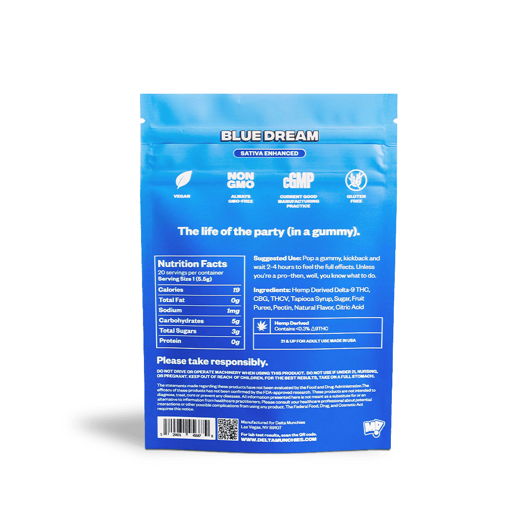 Midnight Berry - Delta Munchies Euphoria Delta 9 Gummies