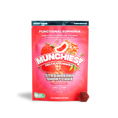 Strawberry Shortcake - Delta Munchies Euphoria Delta 9 Gummies