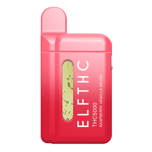 Raspberry Vanilla Skunk - ELF THC Telerin Disposable Vape 5000MG 