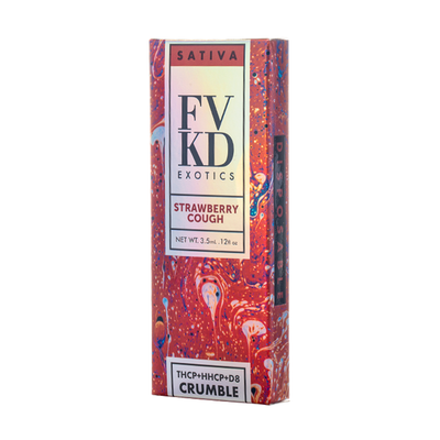 Strawberry Cough - FVKD Exotics Crumble Disposable 3.5G