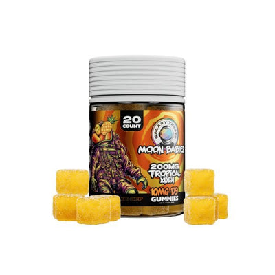 Tropical Kush - Galaxy Treats Moon Babies Delta - 9 Gummies 200MG - Galaxy Treats