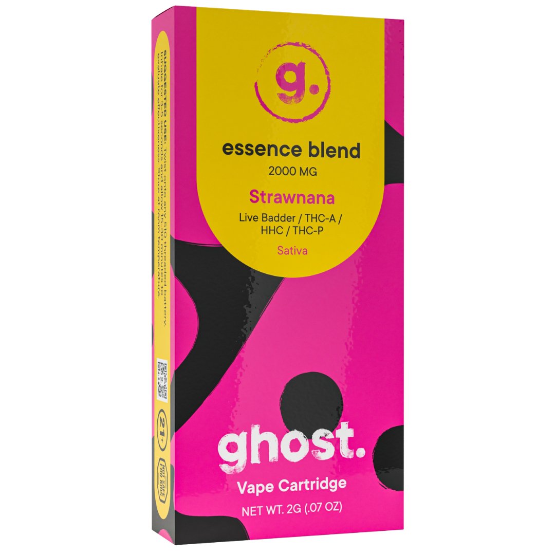 Strawnana - Ghost Hemp Essence Blend Cart 2G - Ghost