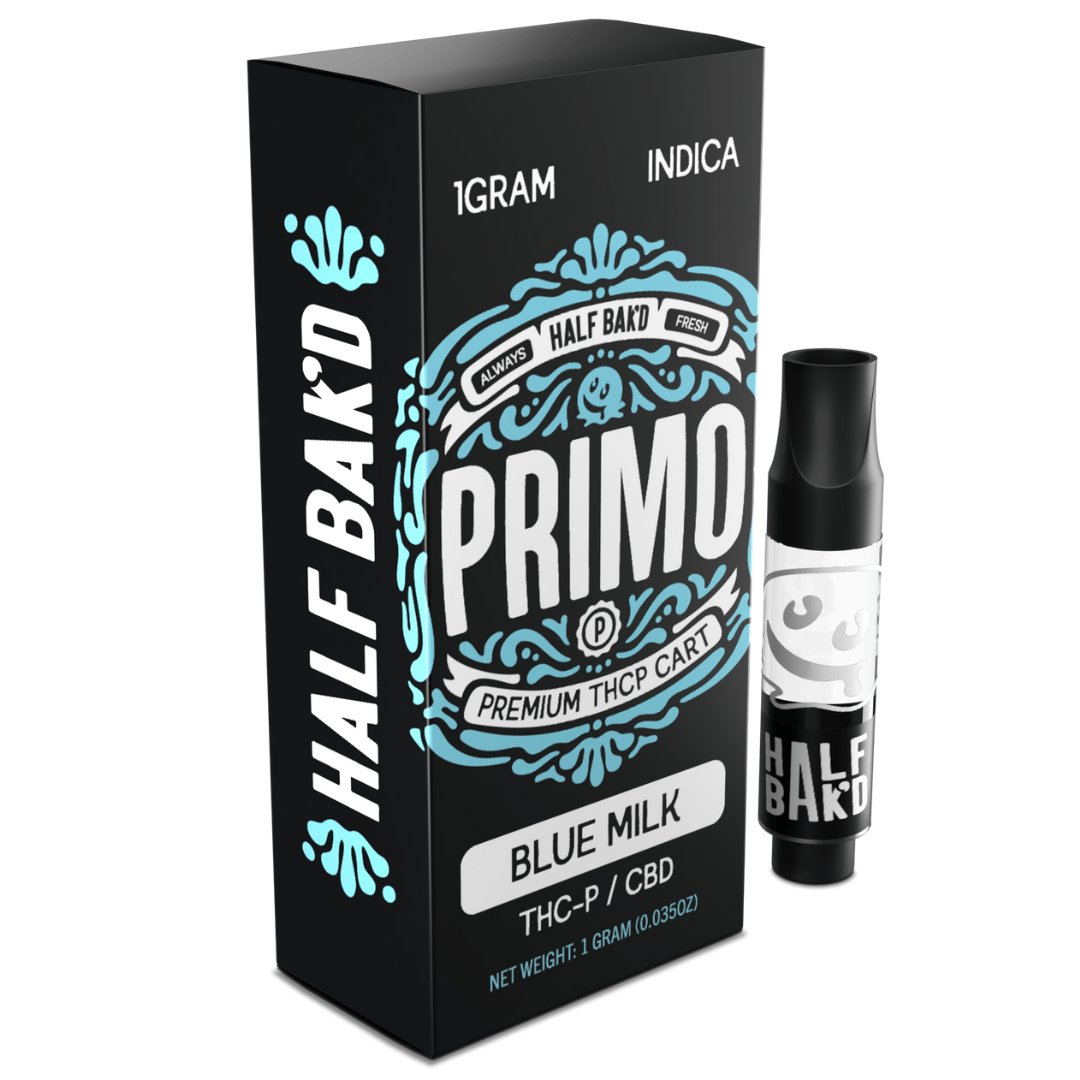 Blue Milk - Half Bak'd Primo Cartridge 1G - Half Bak'd