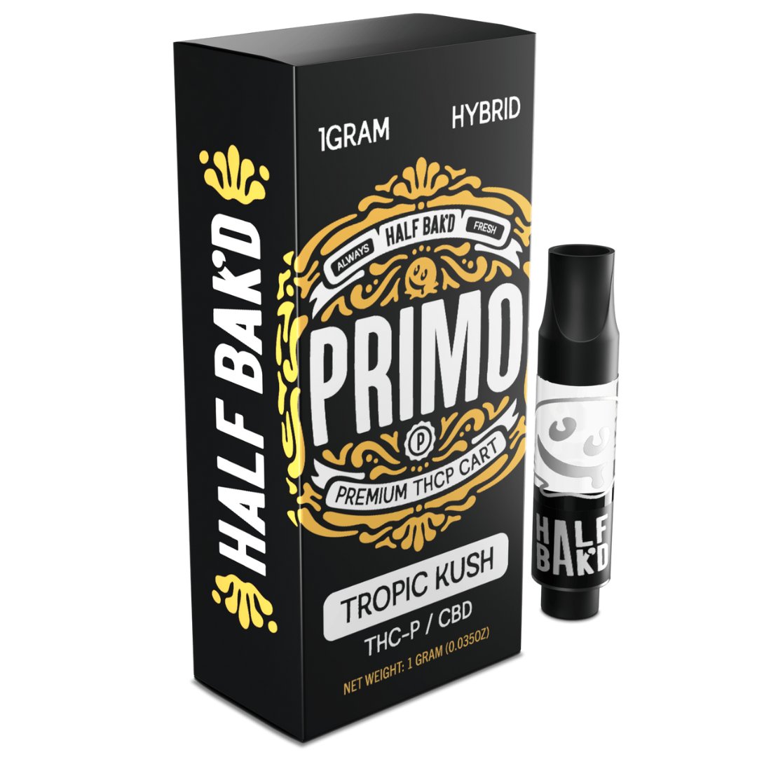 Tropical Kush - Half Bak'd Primo Cartridge 1G - Half Bak'd