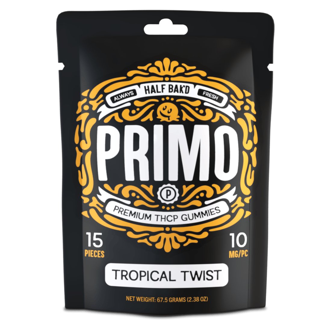 Tropical Twist - Half Bak'd Primo Gummies 150MG - Half Bak'd