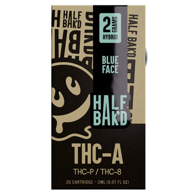 Blue Face - Half Bak'd THC - A Cartridge 2G - Half Bak'd