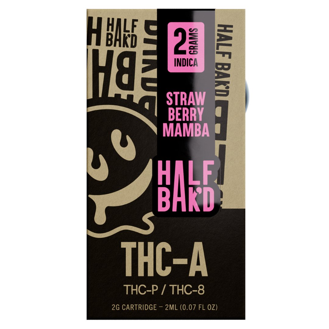 Strawberry Mamba - Half Bak'd THC - A Cartridge 2G - Half Bak'd