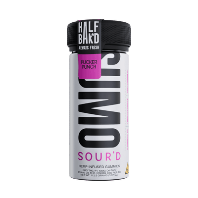 Pucker Peach - Half Bak'd Sour'D Sumo Gummies - Half Bak'd