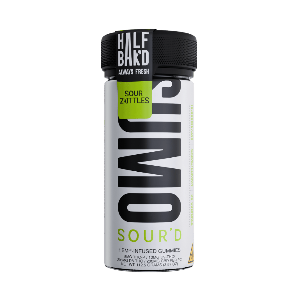 Sour Zkittles - Half Bak'd Sour'D Sumo Gummies - Half Bak'd