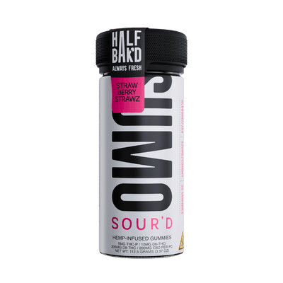 Strawberry Strawz - Half Bak'd Sour'D Sumo Gummies - Half Bak'd