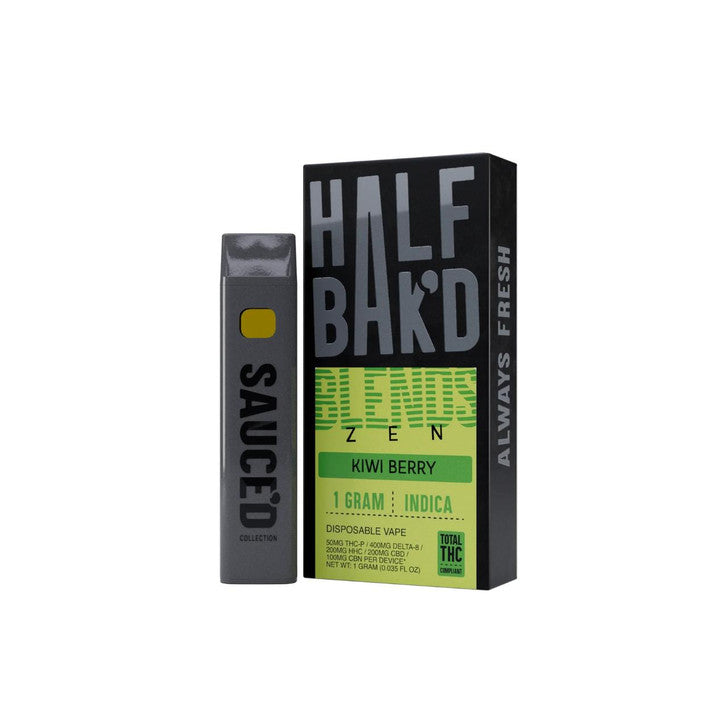 Kiwi Berry - Half Bak'd Zen Blend Disposable 1G