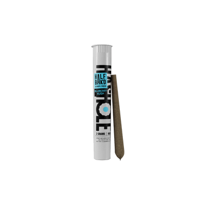 Blueberry Kush - Half Bak'd Hash Hole Pre-Rolls 2G