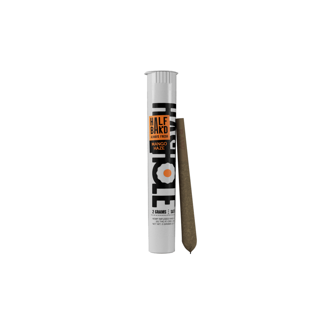 Mango Haze - Half Bak'd Hash Hole Pre-Rolls 2G