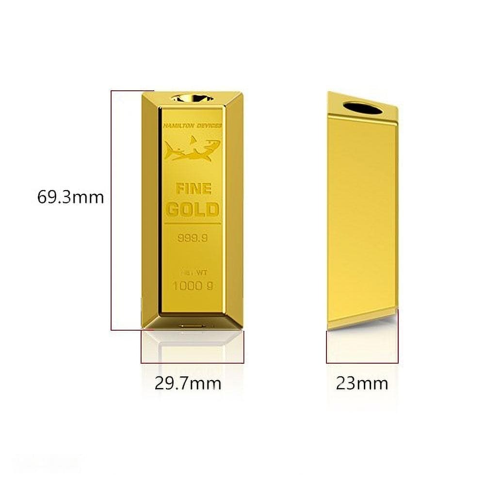 Hamilton High - Capacity Vape Pen Battery with Gold Finish - The Smoky Rolling