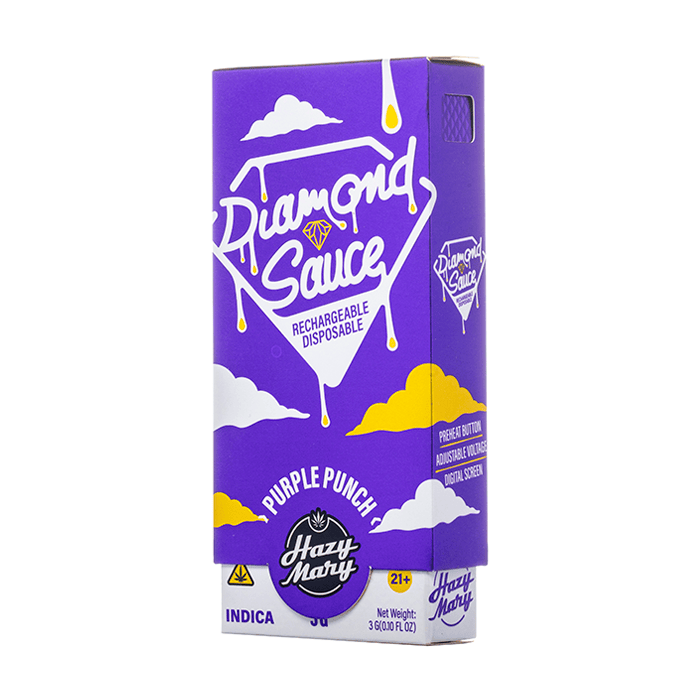 Purple Punch - Hazy Mary Diamond Sauce Disposable 3G