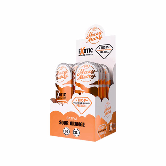Sour Orange - Hazy Mary Exotic Pre Rolls THCP 1G