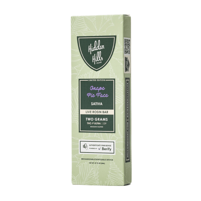 Grape Pie Face - Hidden Hills Bussin Blend Disposable 2G - Hidden Hills