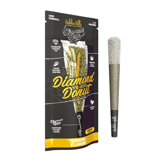 Lemon Slushie - Hidden Hills Diamond Donut Pre - Rolls 2.2G - Hidden Hills