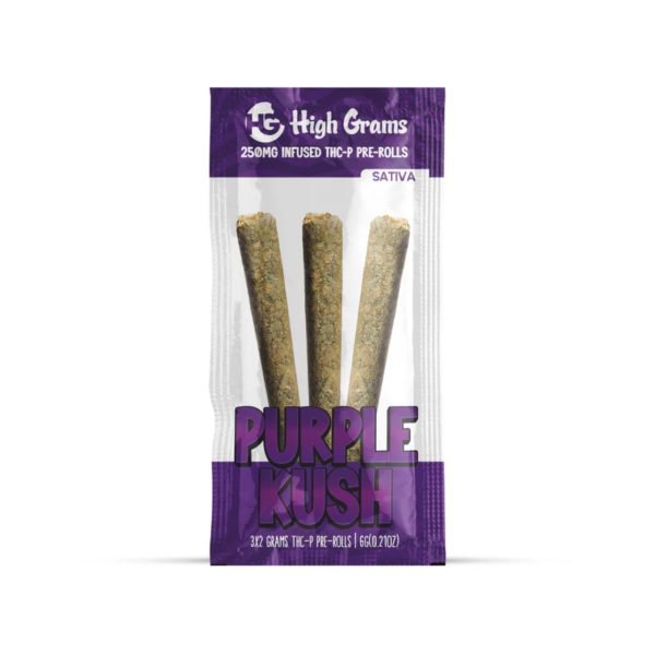 Purple Kush - High Grams THC-P Infused Pre-Rolls 6G