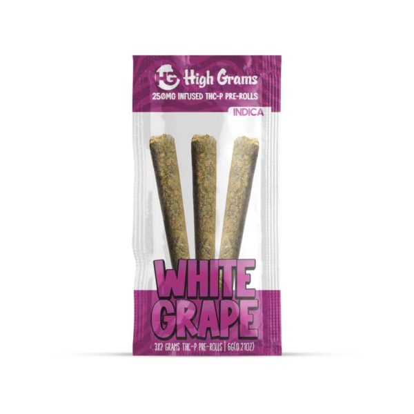 White Grape - High Grams THC-P Infused Pre-Rolls 6G