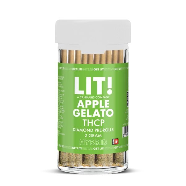 Apple Gelato - Lit THCP Liquid Diamonds Pre - Rolls 10CT - Lit