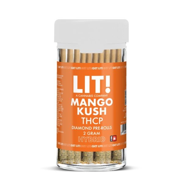 Mango Kush - Lit THCP Liquid Diamonds Pre - Rolls 10CT - Lit