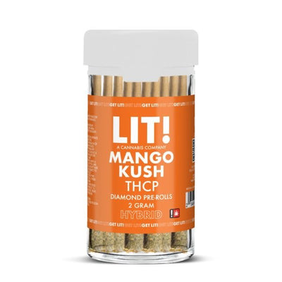 Mango Kush - Lit THCP Liquid Diamonds Pre - Rolls 10CT - Lit