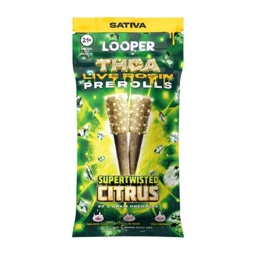 Supertwisted Citrus - Looper THC - A Live Rosin Pre - Rolls 2G - Looper