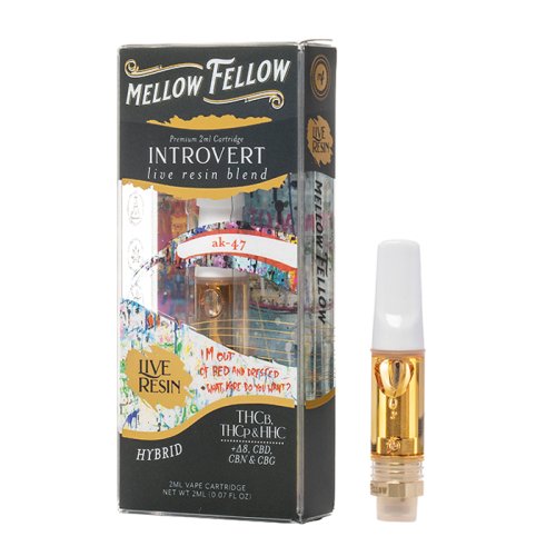 AK - 47 - Mellow Fellow Introvert Live Resin Cart 2mL - Mellow Fellow