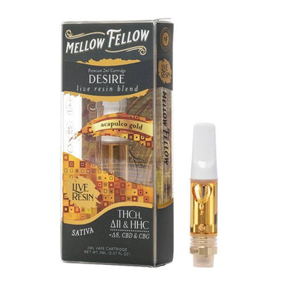 Acapulco Gold - Mellow Fellow Desire Live Resin Cart 2mL - Mellow Fellow