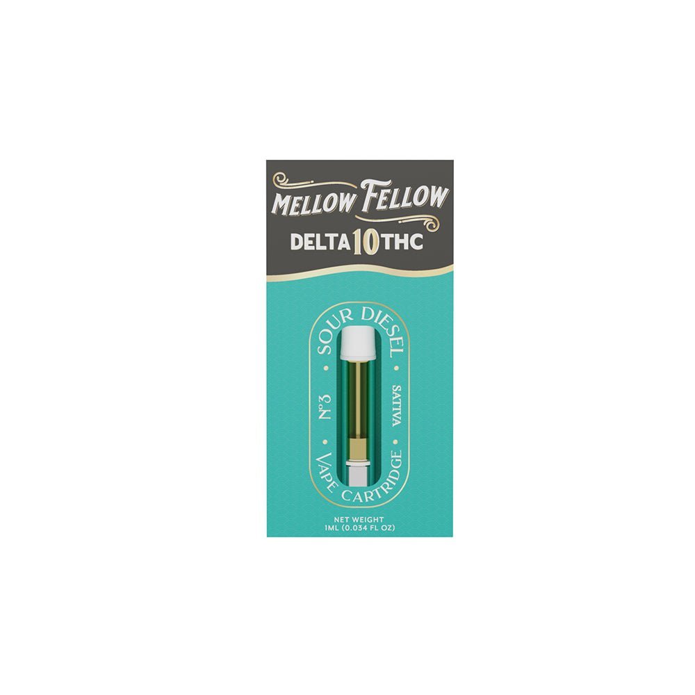 Sour Diesel - Mellow Fellow Delta - 10 Cart 1mL - Mellow Fellow