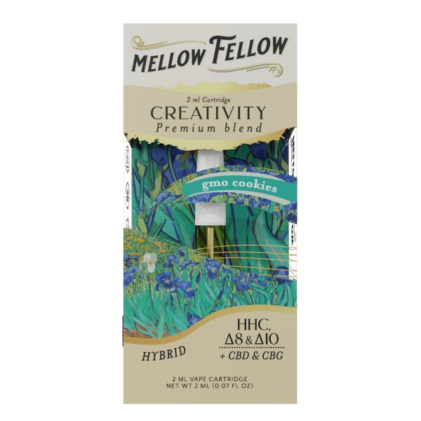 GMO Cookies - Mellow Fellow Creativity Premium Cart 2mL - Mellow Fellow