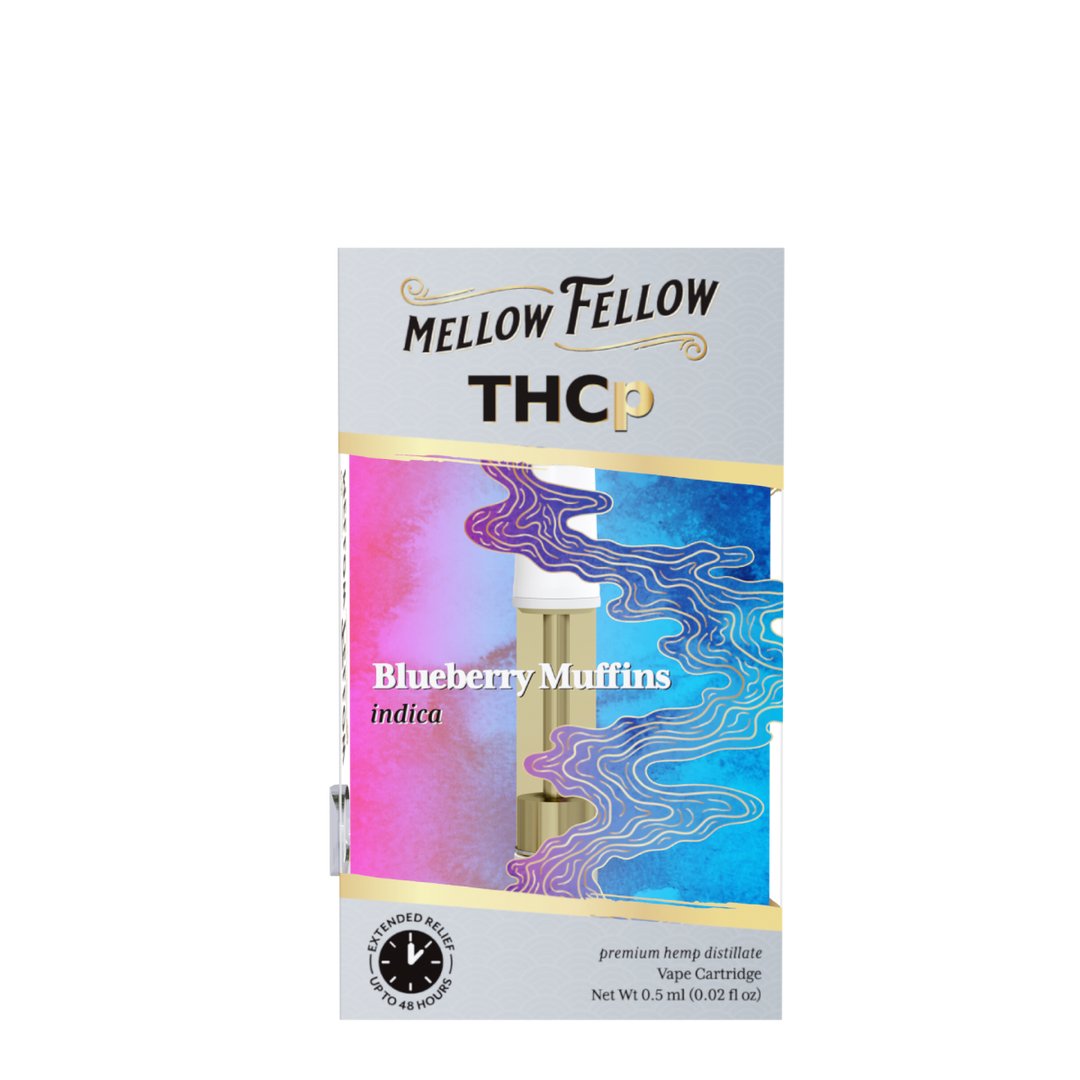 Blueberry Muffins - Mellow Fellow THC - P Cart 0.5G - Mellow Fellow