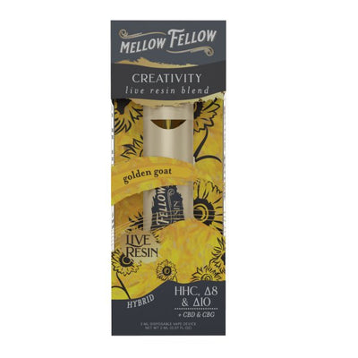 Golden Goat - Mellow Fellow Creativity Live Resin Disposable 2 mL - Mellow Fellow