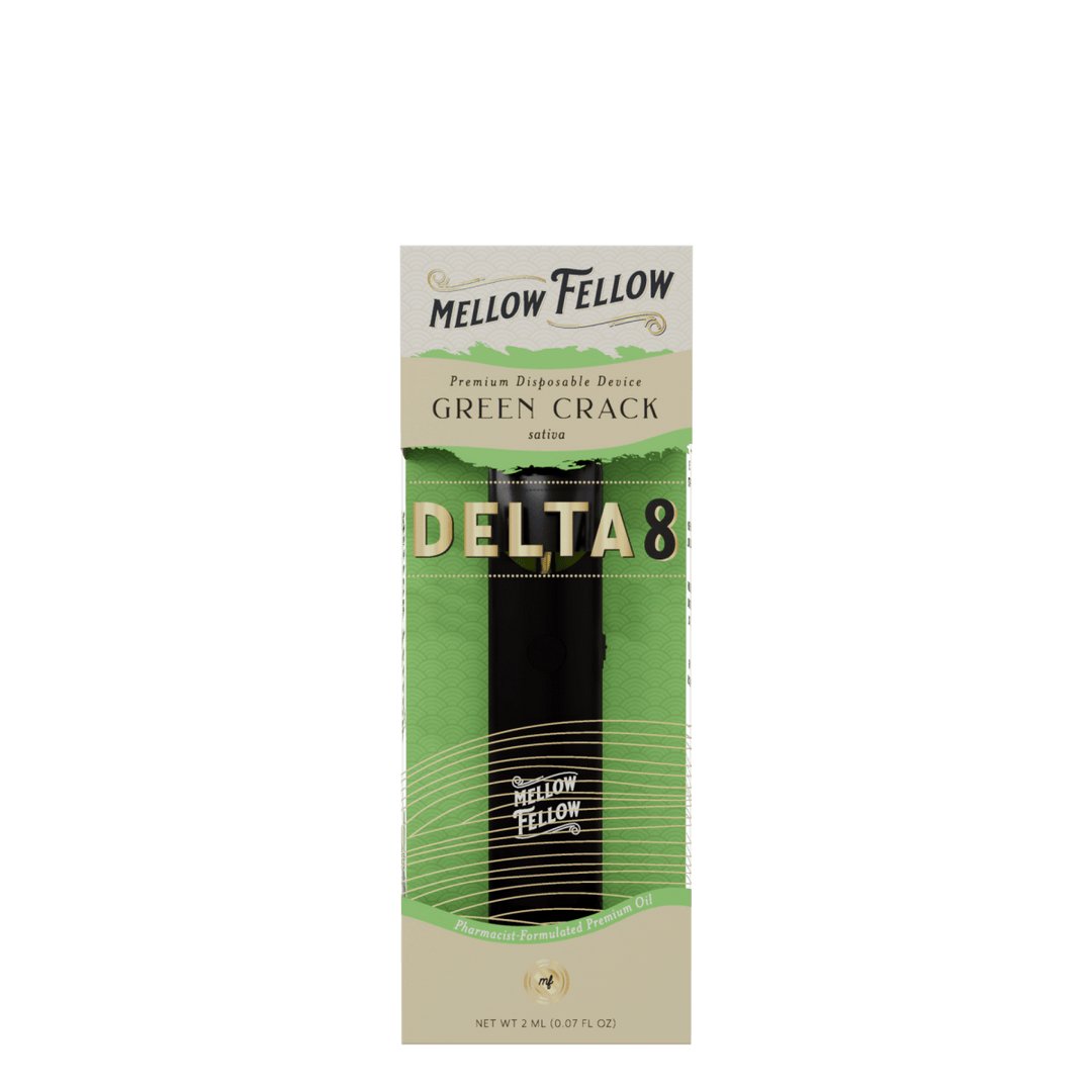 Green Crack - Mellow Fellow Delta - 8 Disposable 2mL - Mellow Fellow