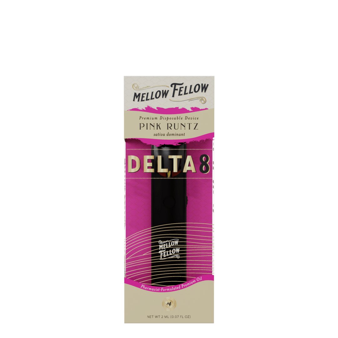 Pink Runtz - Mellow Fellow Delta - 8 Disposable 2mL - Mellow Fellow