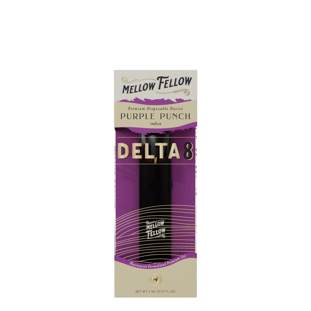 Purple Punch - Mellow Fellow Delta - 8 Disposable 2mL - Mellow Fellow