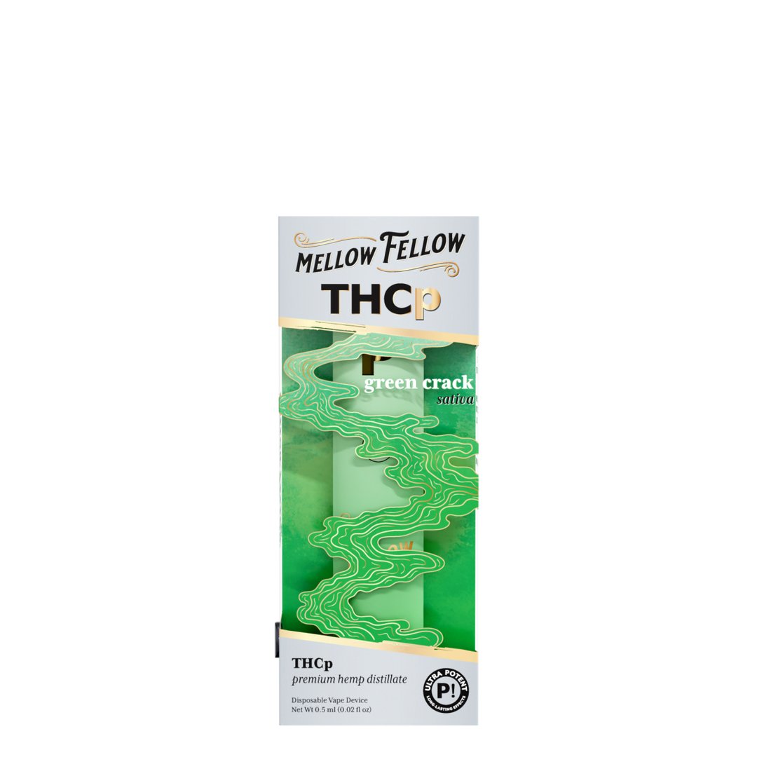 Green Crack - Mellow Fellow THCp Disposable 0.5G - Mellow Fellow