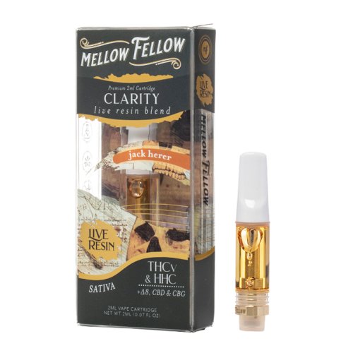 Jack Herer - Mellow Fellow Clarity Live Resin Cart 2mL - Mellow Fellow