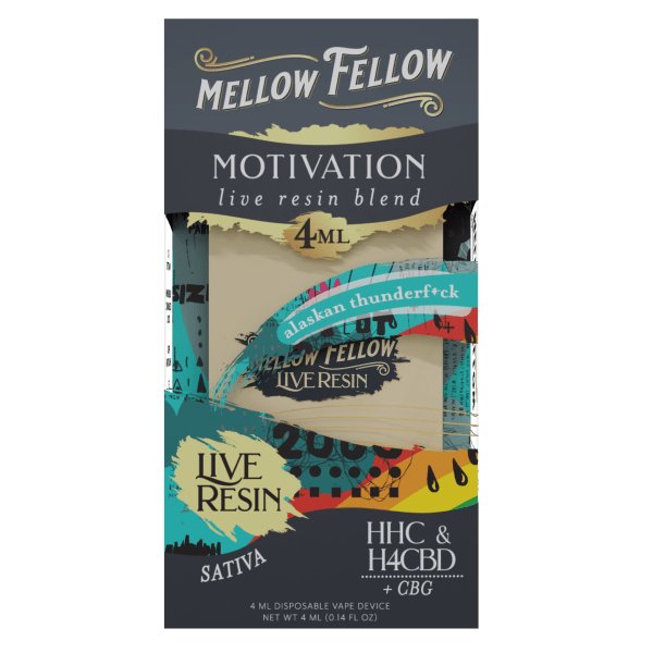 Alaskan Thunderf*ck - Mellow Fellow Motivation Live Resin Disposable 4mL - Mellow Fellow