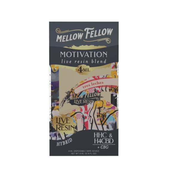 Tres Leches - Mellow Fellow Motivation Live Resin Disposable 4mL - Mellow Fellow