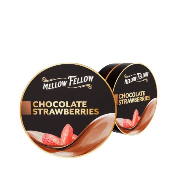 Chocolate Strawberries - Mellow Fellow THC - P Burst Gummies 250MG - Mellow Fellow